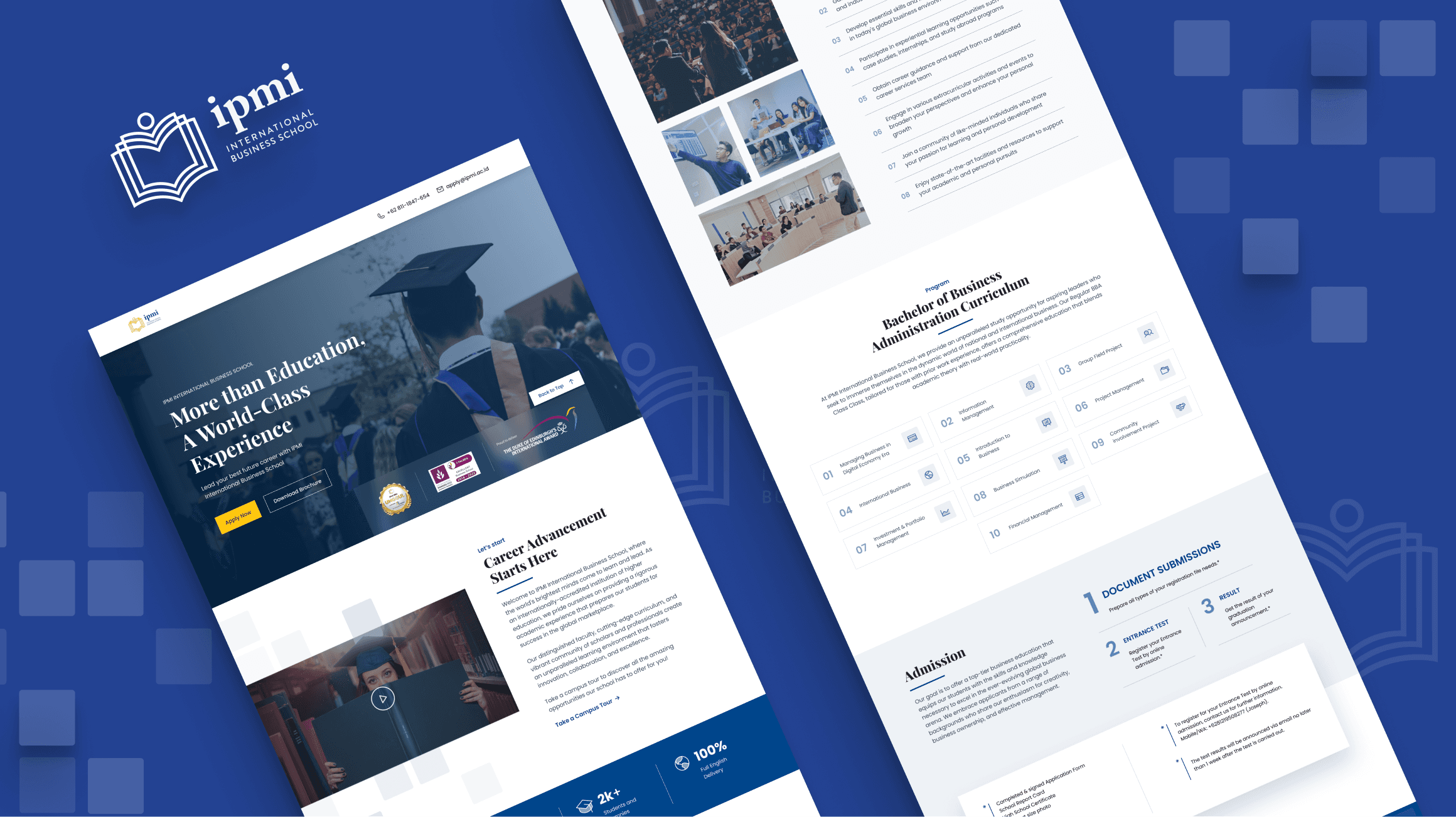 IPMI International Business School lead generation case study by SAB