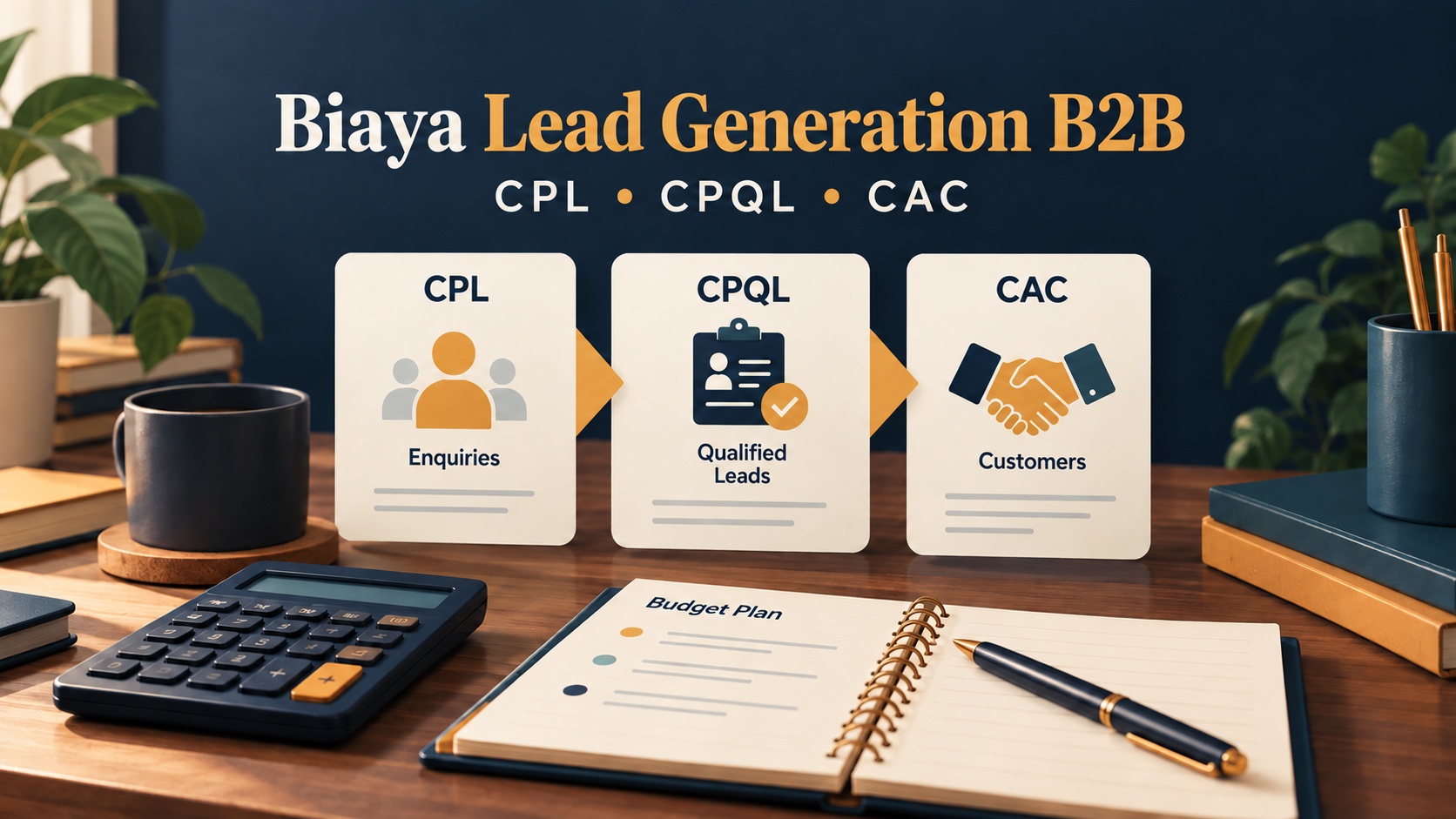 Biaya Lead Generation B2B: Hitung CPL, CPQL, dan CAC