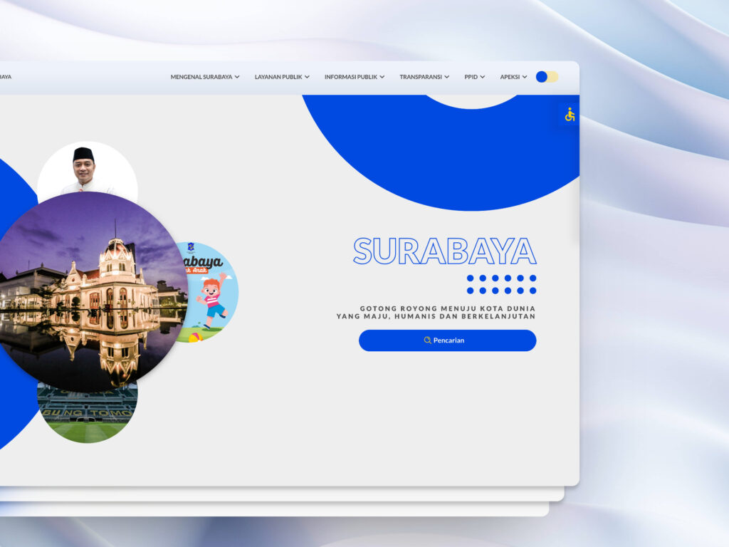 Website Pemerintahan Surabaya menggunakan NextJS sebagai framework mereka